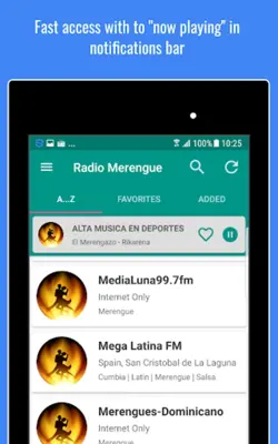 Radio Merengue ???????? android App screenshot 1