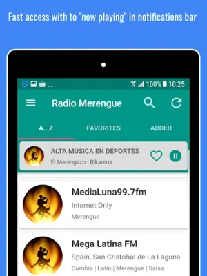 Radio Merengue ???????? android App screenshot 5